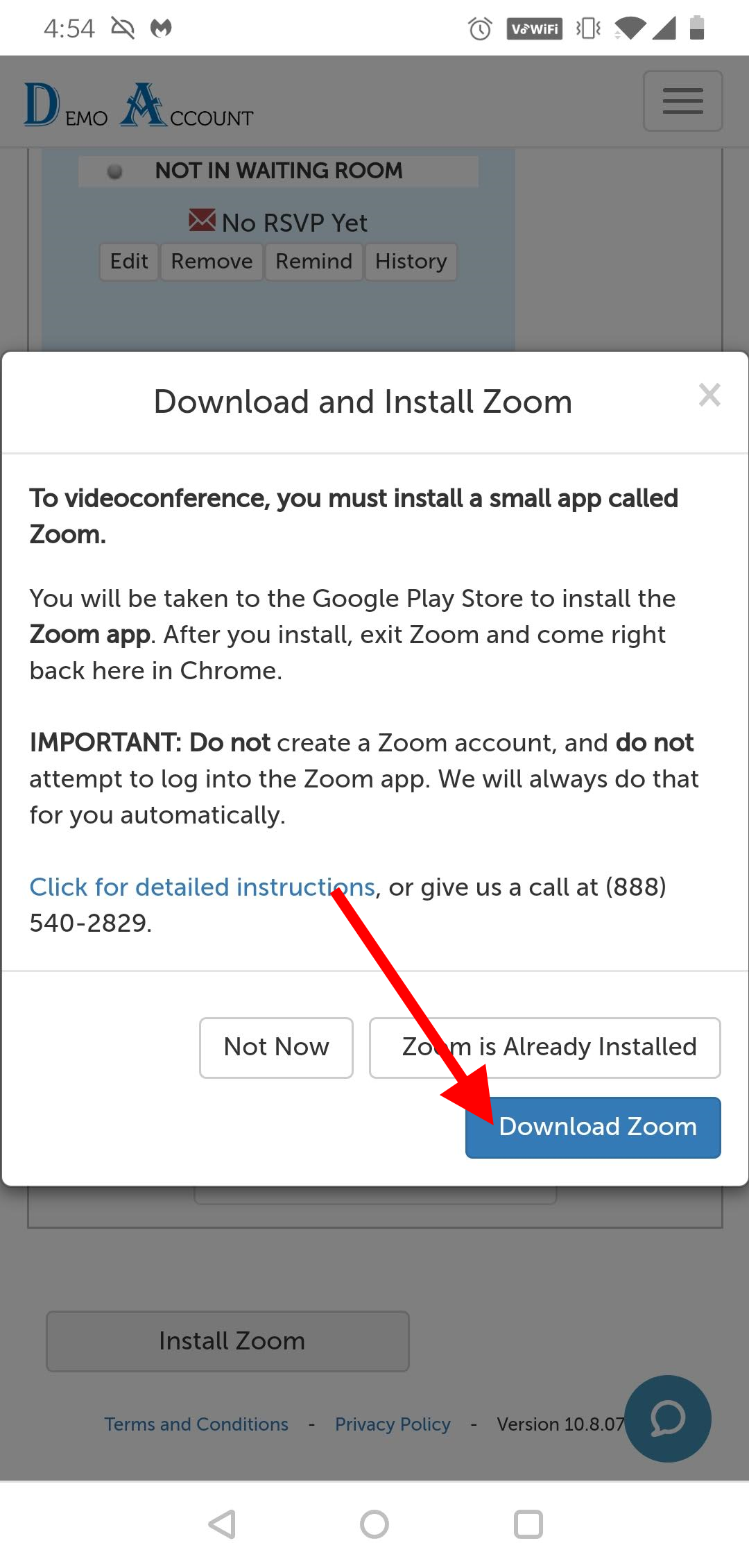 instaling Zoom 5.15.6