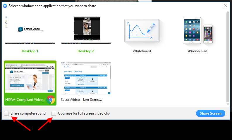 how to share screen on zoom presenter view